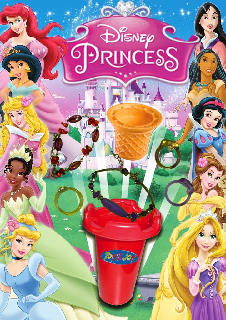 KORNÚT s hračkou dievčenský - Princesses Disney