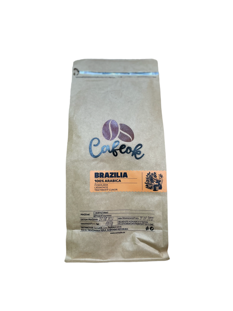 Káva CAFEOK - Brazília zrnková 1 kg